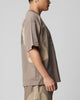 Loiter Subcultural Panel T-Shirt Brown