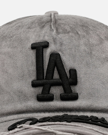New Era Los Angeles Dodgers 'Cutoff Visor' 9FORTY Snapback Washed Black