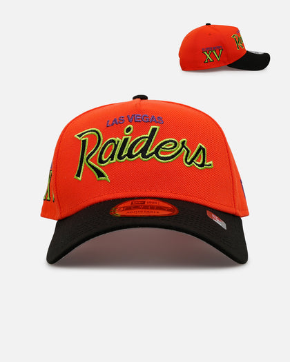 New Era Las Vegas Raiders 'Halloween' 9FORTY A-Frame Snapback Orange/Black
