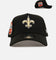 New Era New Orleans Saints 'Black And Team Color' 9FORTY A-Frame Snapback Black/Official Team Color