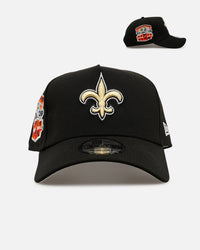 New Era New Orleans Saints 'Black And Team Color' 9FORTY A-Frame Snapback Black/Official Team Color