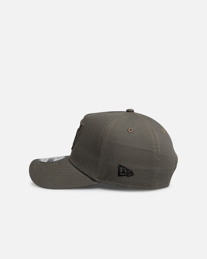 New Era Las Vegas Raiders "Moss Canvas" 9Forty A-Frame Snapback Dark Green
