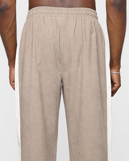 XXIII Charlie Wide Leg Pants Brown Combo Grey