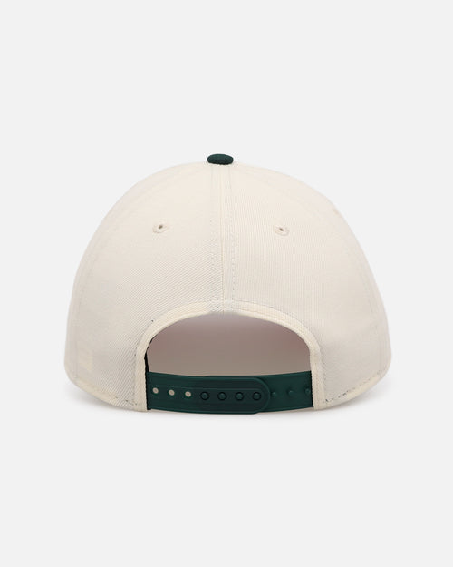 New Era Oakland Athletics 'Pink Satin Hearts Green' 9FORTY A-Frame Snapback Chrome/Dark Green