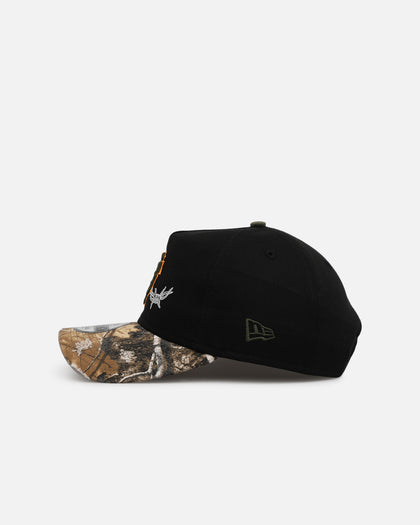 New Era San Francisco Giants 'Realtree Grit 2.0' 9FORTY A-Frame Snapback Black/Green/Orange