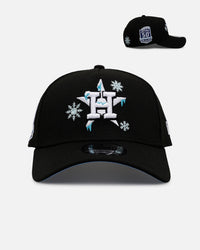 New Era Houston Astros 'Cold As Ice' 9FORTY A-Frame Snapback Black