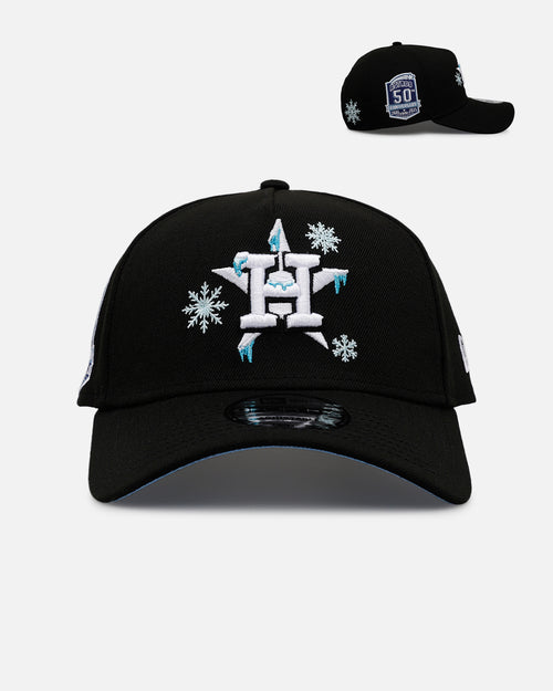 New Era Houston Astros 'Cold As Ice' 9FORTY A-Frame Snapback Black
