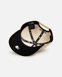 New Era Cronulla-Sutherland Sharks 'Chrome Black' 9FORTY A-Frame Snapback White/Black