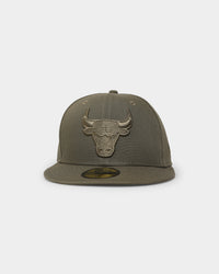 New Era Chicago Bulls 'Core Olive Tonal' 59FIFTY Fitted Olive