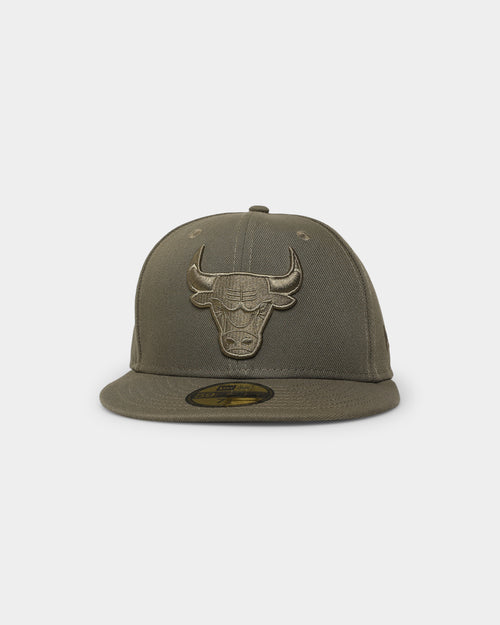 New Era Chicago Bulls 'Core Olive Tonal' 59FIFTY Fitted Olive