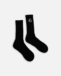 Culture Kings CK Crew Socks Black/White