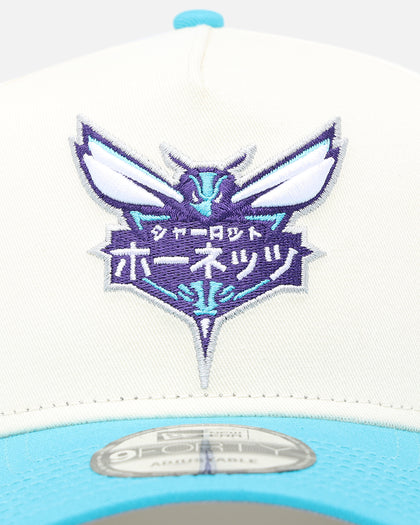 New Era Charlotte Hornets 'NBA X Hyperfly Katakana' 9FORTY A-Frame Snapback Chrome White
