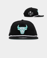New Era Chicago Bulls 'Black Cool Mint Golfer Collection' Golfer Snapback Black/Mint
