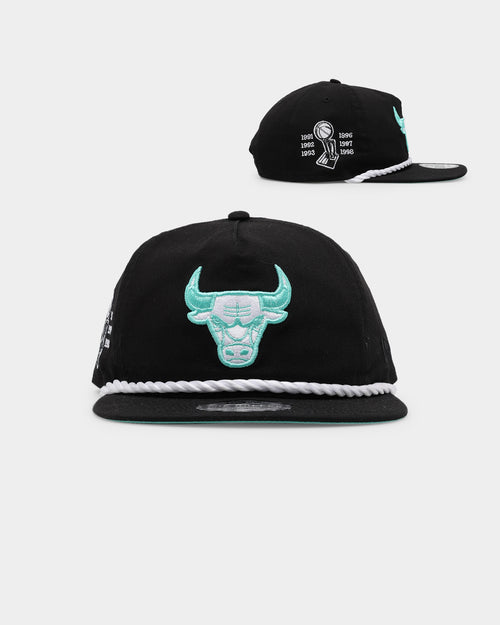 New Era Chicago Bulls 'Black Cool Mint Golfer Collection' Golfer Snapback Black/Mint