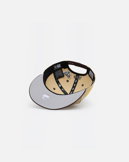 New Era X Felt San Diego Padres 9FIFTY Snapback Vegas Gold