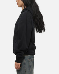 73Studio Marvel Spider-Man Battle Torn Zip Hoodie Washed Black
