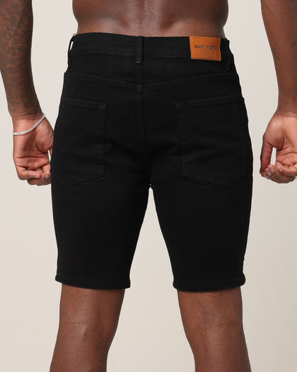 Saint Morta Paisley Summum Shorts Black/Red