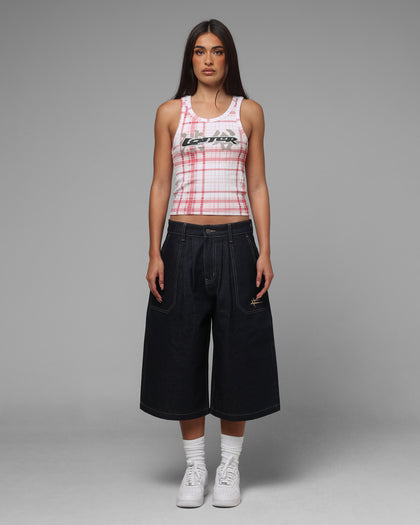 Loiter Shibuya Pleated Jorts Indigo