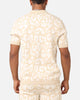XXIII Puzzle Knit Button Up Shirt Beige/Off White