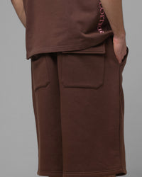 Loiter Hybrid Premium Shorts Brown