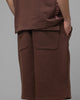 Loiter Hybrid Premium Shorts Brown
