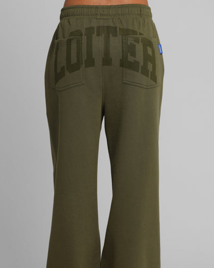 Loiter Arch Premium Sweat Pants Khaki