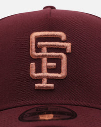 New Era San Francisco Giants 'Penny' 9FORTY A-Frame Snapback Maroon