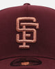 New Era San Francisco Giants 'Penny' 9FORTY A-Frame Snapback Maroon