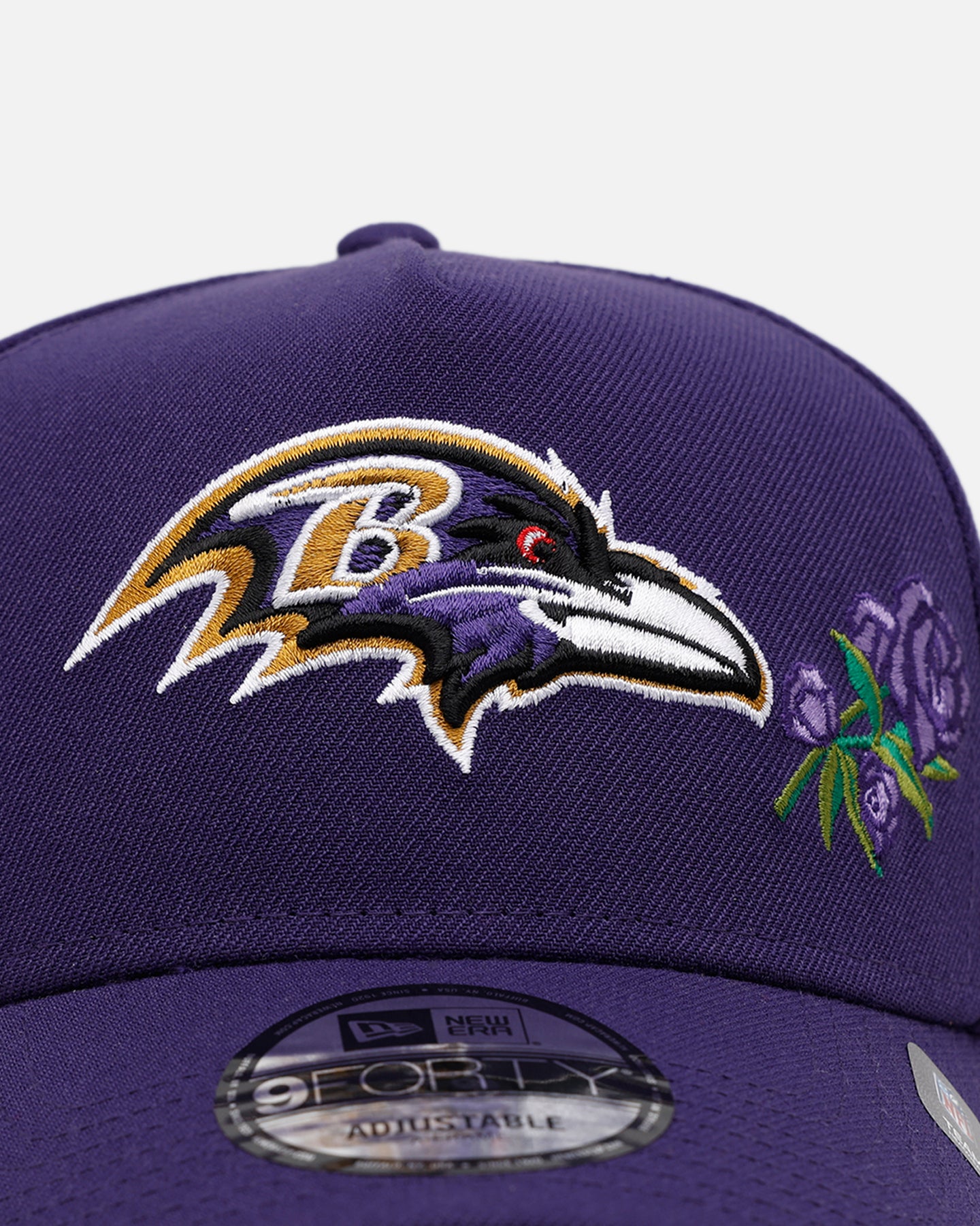 New Era Baltimore Ravens 'Purple Rose' 9FORTY A-Frame Snapback
