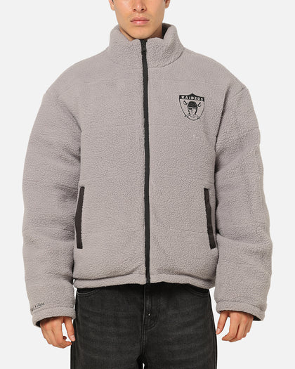 Mitchell & Ness Las Vegas Raiders Reversible Puffer Jacket Black