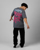 Loiter Brain Rot Vintage T-Shirt Charcoal