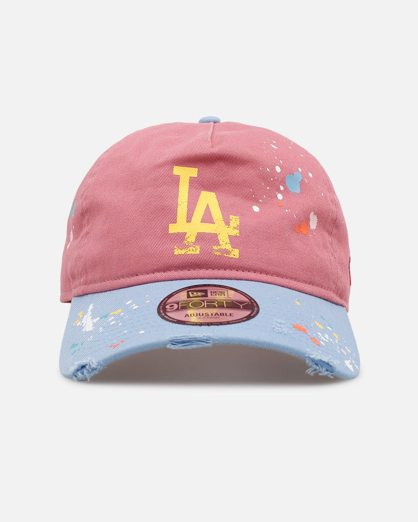 NEW ERA 9FORTY ピンク LAロゴキャップ New Era Los Angeles Dodgers 'Seasoned' 9FORTY A-Frame Strapback