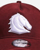 New Era Brisbane Broncos 'NRL Washed OTC' 9FORTY A-Frame Snapback Dark Purple