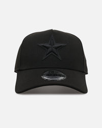 New Era Dallas Cowboys 'Black On Black' 9FORTY A-Frame Snapback Black/Black