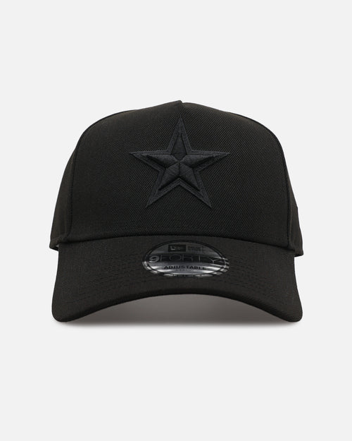 New Era Dallas Cowboys 'Black On Black' 9FORTY A-Frame Snapback Black/Black