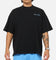 Carre Side Script Oversized T-Shirt Black/Blue