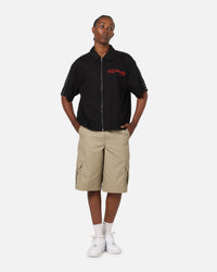 Ed Hardy Panther Stud Zip Shirt Black