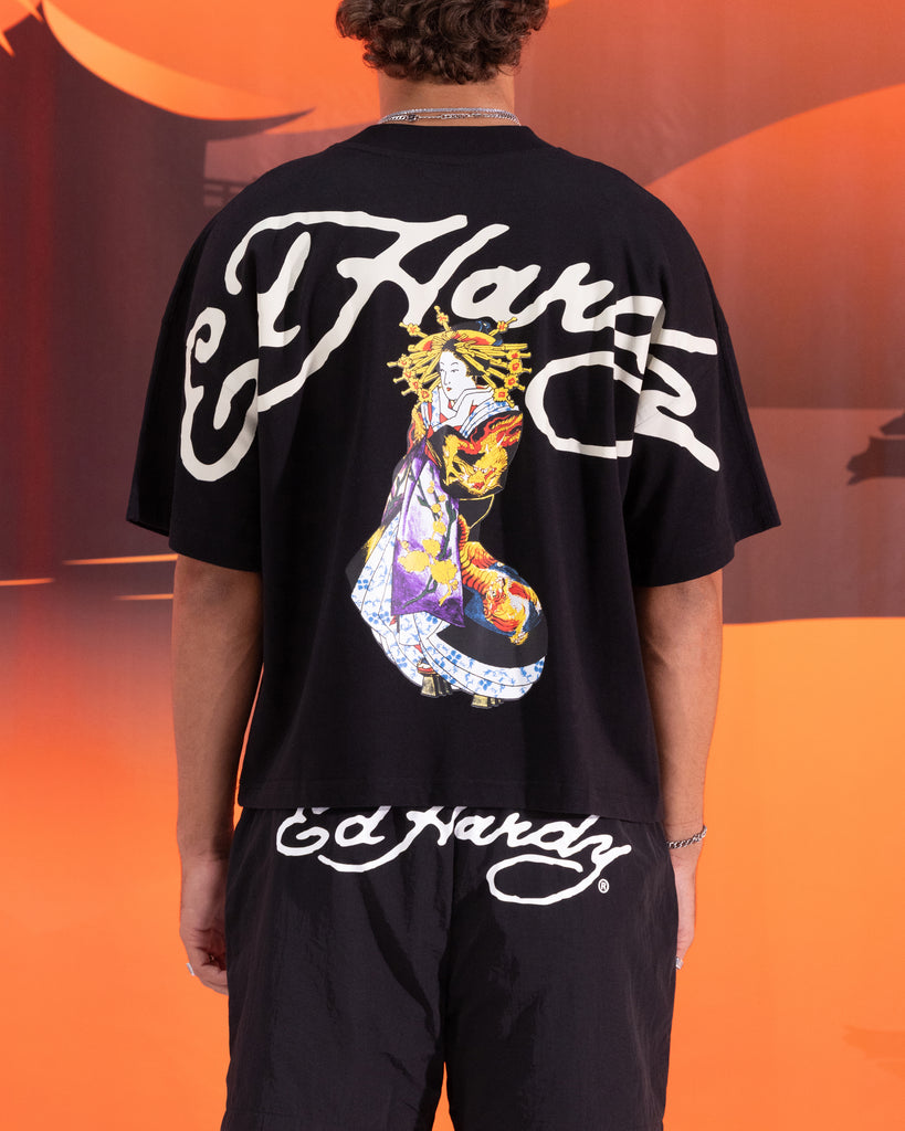 Ed Hardy Geisha T-Shirt Black | Culture Kings US
