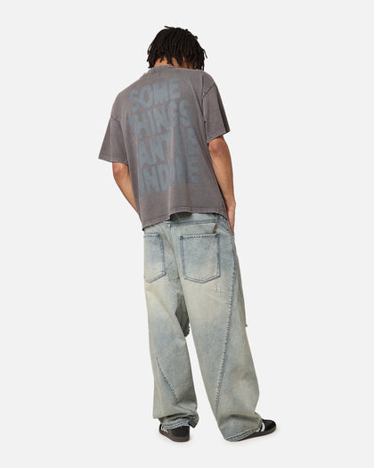 Loiter Desire T-Shirt Washed Charcoal