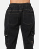 Saint Morta Rodeo Denim Joggers Black Shadow