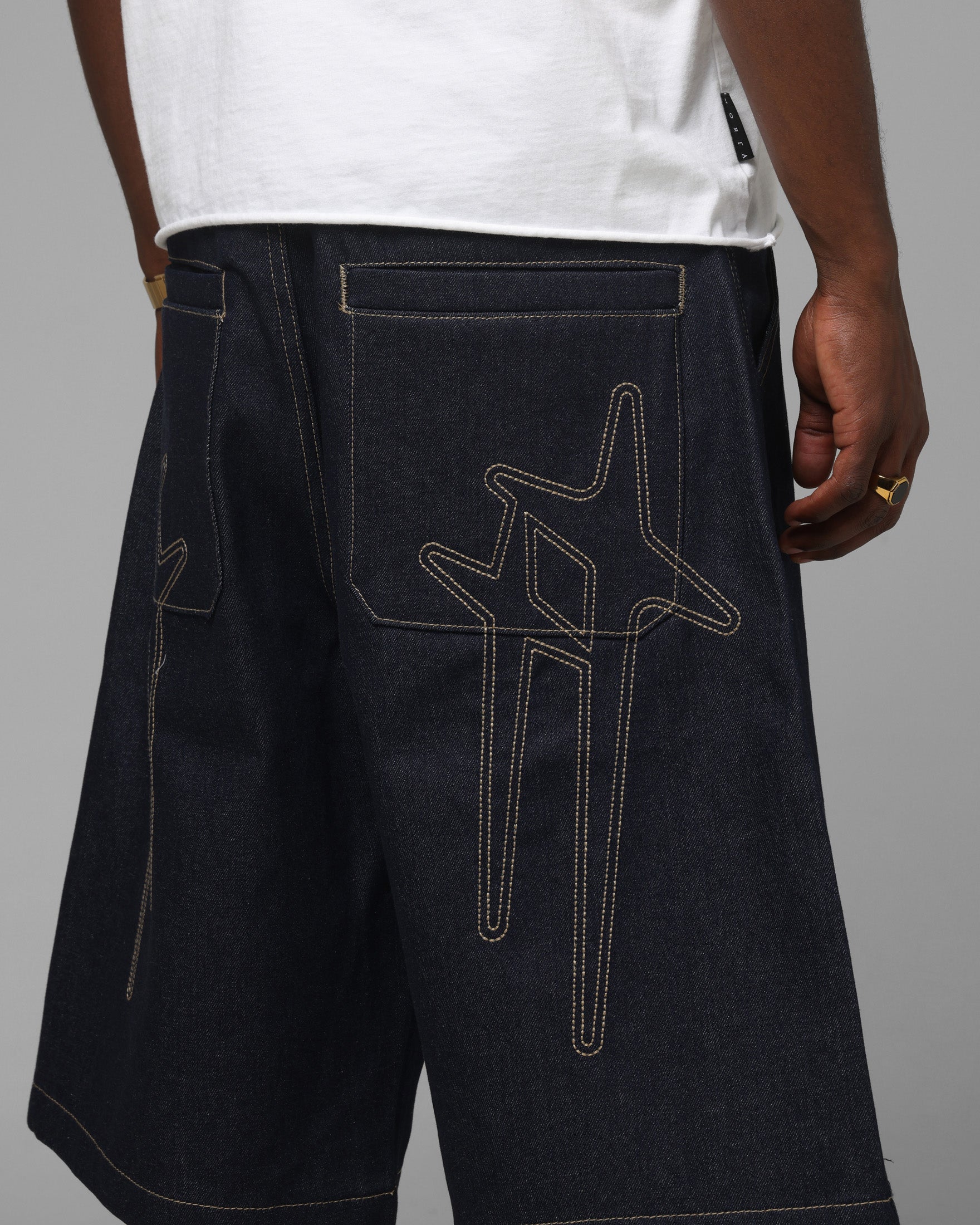 Loiter Star Born Jorts Raw Indigo | Culture Kings US