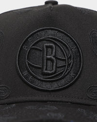 New Era Brooklyn Nets 'Paisley All Over' 9FORTY A-Frame Snapback Paisley/Black