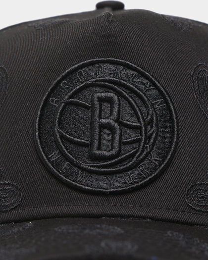 New Era Brooklyn Nets 'Paisley All Over' 9FORTY A-Frame Snapback Paisley/Black