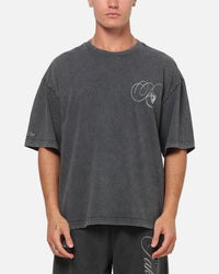 Mitchell & Ness Las Vegas Raiders Star Script Boxy T-Shirt Washed Black