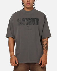 Saint Morta Exile Boxy T-Shirt Washed Charcoal