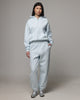 American Thrift Women's Classic Zip Hoodie Light Blue