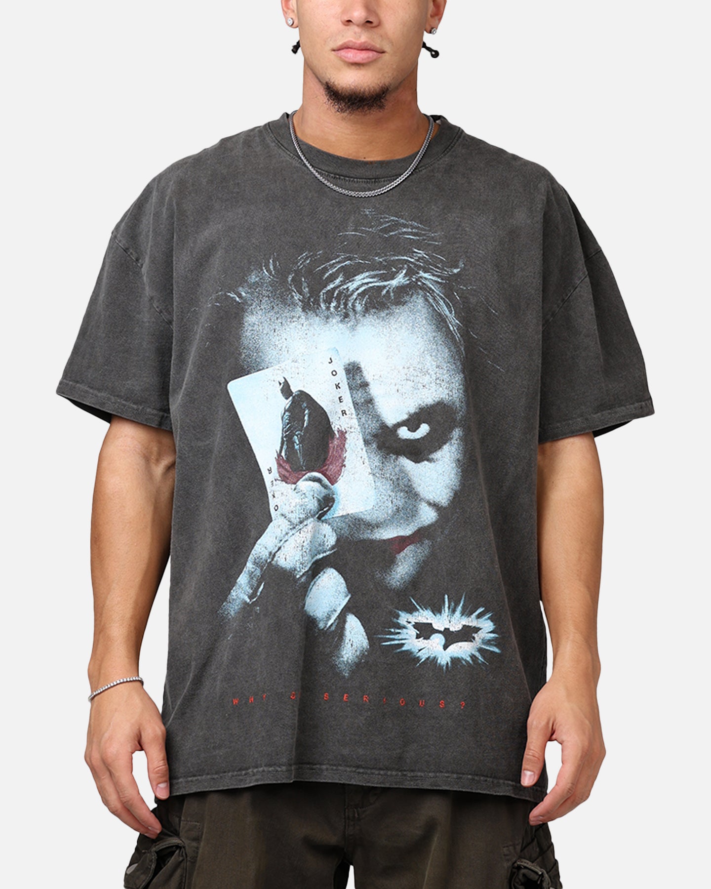 73Studio X DC Batman The Dark Knight '08 Heavyweight T-Shirt Black