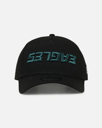 New Era Philadelphia Eagles 'Upside Down Logo' 9FORTY A-Frame Snapback Black