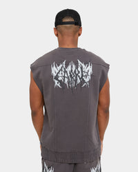 Carre Metalle Muscle Crewneck Washed Grey