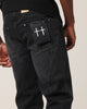 Saint Morta Psykhe Asscher Jeans Black Wash